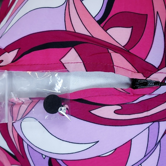 Smak Parlour NWT Multicolored Retro Mod Psychedelic Ruffle Mini Dress Size L - Picture 5 of 10